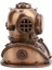 Steampunk Serisi Dalgıç Başlığı Figürlü Masa Saati 2