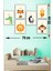 6 Parça Mdf Tablo Seti 3 Mm Çocuk Odası Sevimli Hayvanlar (Çerçeve Görünümlü) 2