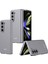 Samsung Galaxy Z Fold 5 Kılıf Kıpta Sert Pc Kapak Renkli Gri 1