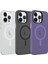 Casestreet Apple iPhone 14 Pro Max Kılıf C-Pro Arkası Buzlu Transparan Flex Tuşlu Magsafeli Renksiz 2