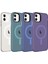 Casestreet Apple iPhone 11 Kılıf C-Pro Arkası Buzlu Transparan Flex Tuşlu Magsafeli Lacivert 2