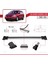 Kia Grand Carnival (Vq) 2006-2014 Arası ile Uyumlu Fly Model Ara Atkı Tavan Barı Gri 3 Adet Bar 3