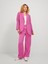 Bayan Pembe Renk Kruvaze Blazer Ceket 12200590 3