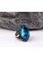 925 Ayar Blue Topaz Taşlı Gümüş Erkek Yüzük Silver 1