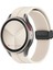 Samsung Galaxy Watch 6 Classic 43 / 47 mm Silikon Kordon Magnetik D Tokalı Spor Kayış Mıknatıslı 1