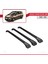 Renault Grand Scenic (Mk3) 2009-2016 Arası ile Uyumlu Ace-1 Ara Atkı Tavan Barı Siyah 3 Adet Bar 3