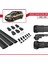 Renault Grand Scenic (Mk3) 2009-2016 Arası ile Uyumlu Ace-1 Ara Atkı Tavan Barı Siyah 3 Adet Bar 5