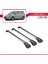 Hyundai Trajet 2000-2008 Arası ile Uyumlu Ace-1 Ara Atkı Tavan Barı Gri 3 Adet Bar 3
