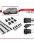Hyundai Trajet 2000-2008 Arası ile Uyumlu Ace-1 Ara Atkı Tavan Barı Gri 3 Adet Bar 5