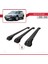 Volvo XC70 (Au) 2000-2008 Arası ile Uyumlu Ace-1 Ara Atkı Tavan Barı Siyah 3 Adet Bar 4