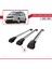 Toyota Corolla Verso (AR10) 2002-2003 Arası ile Uyumlu Ace-1 Ara Atkı Tavan Barı Gri 3 Adet Bar 4