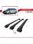 Skoda Octavia (1u) 1998-2004 Arası ile Uyumlu Ace-1 Ara Atkı Tavan Barı Siyah 3 Adet Bar 4
