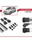 Toyota Sienna (XL20) 2004-2010 Arası ile Uyumlu Ace-1 Ara Atkı Tavan Barı Gri 5