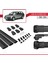 Audi A6 Allroad (C5) 1999-2005 Arası ile Uyumlu Ace-1 Ara Atkı Tavan Barı Siyah 3 Adet Bar 5