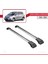 Toyota Corolla Verso (E120) 2004-2008 Arası ile Uyumlu Ace-1 Ara Atkı Tavan Barı Gri 3