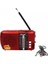 Bluetoothlu Fm Radyo USB Tf Kart Şarjlı Cep Radyosu Icf-8bt 2