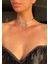 Gümüş Ipli Zirkon Taşlı Haç Choker 1