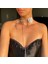Gümüş Renkli Gül Choker Kolye 3