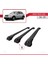 Infiniti QX50 (J50) 2014-2017 Arası ile Uyumlu Ace-1 Ara Atkı Tavan Barı Siyah 3 Adet Bar 4