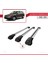 Alfa Romeo 156 Crosswagon (T932) 2000-2007 Arası ile Uyumlu Ace-1 Ara Atkı Tavan Barı Gri 3 Adet Bar 4