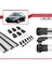 Alfa Romeo 156 Sportwagon (T932) 2000-2007 Arası ile Uyumlu Ace-1 Ara Atkı Tavan Barı Gri 3 Adet Bar 5