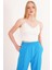 23254275 Kaşkorse Ip Askılı Dantelli Crop Bluz Beyaz 2