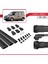 Vauxhall Combo D 2012-2018 Arası ile Uyumlu Ace-1 Ara Atkı Tavan Barı Siyah 3 Adet Bar 5