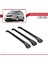 Toyota Corolla Verso (AR10) 2002-2003 Arası ile Uyumlu Ace-1 Ara Atkı Tavan Barı Siyah 3 Adet Bar 3