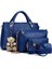 Kadın Çantası Dört Parçalı Set Anne Çantası Tek Omuz Crossbody (Yurt Dışından) 2