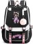 Yeni Sırt Çantası Aphmau Anime Kız Öğrenci Okul Çantası Kadın Dizüstü Sırt Çantası USB Okul Çantası (Yurt Dışından) 3