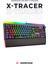 Kb-r97 X-tracer Mekanik Rgb Aydınlatmalı - Red Switch Gaming Oyuncu Klavyesi 1
