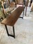 Kütük Bar Masası Ceviz Rengi 200X50.CM 3