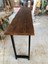 Kütük Bar Masası Ceviz Rengi 200X50.CM 5
