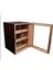 Çekmeceli 3 Katlı Kahverengi Önü Camlı Sedir Humidor Puro Kutusu RC77 2