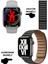 Apple Iphone Uyumlu Akıllı Saat Nfc Özellikli Bt Konuşma Özellikli Watch 8 Akıllı Saat Deri Krdn 1