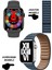 Apple Iphone Uyumlu Akıllı Saat Nfc Özellikli Bt Konuşma Özellikli Watch 8 Akıllı Saat Deri Krdn 1