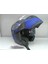 Jekai Jk-21 902 Model Güneş Vizörlü Çenededen Açılır Kask - Siyah-Mavi 5