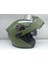 Jekai Jk-21 902 Model Güneş Vizörlü Çenededen Açılır Kask - Haki Yeşil 4