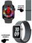 Rabbit Store Samsung Uyumlu Akıllı Saat Nfc Özellikli Watch 8 Pro Bt Konuşma Özellikli Akıllı Saat Hasır Kordon 1