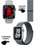 Rabbit Store Samsung Uyumlu Akıllı Saat Nfc Özellikli Watch 8 Pro Bt Konuşma Özellikli Akıllı Saat Hasır Kordon 1