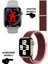 Samsung Uyumlu Akıllı Saat Nfc Özellikli Watch 8 Pro Bt Konuşma Özellikli Akıllı Saat Hasır Kordon 1