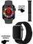 Samsung Uyumlu Akıllı Saat Nfc Özellikli Watch 8 Pro Bt Konuşma Özellikli Akıllı Saat Hasır Kordon 1