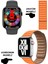 Akıllı Saat Samsung Uyumlu Nfc Özellikli Bt Konuşma Özellikli Watch 8 Akıllı Saat Deri Krdn 1