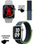 Akıllı Saat Apple Iphone Uyumlu Nfc Özellikli Watch 8 Pro Bt Konuşma Özellikli Akıllı Saat Hasır Kordon 1