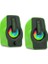 Rampage Rms-G7 Falsetto 2.0 6 Watt 50Hz-20KHz Yeşil Multimedia 5V USB Speaker 2