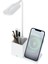 S-Link SL-M9054 Beyaz Typec 10W Kablosuz Şarj Cihazı Kalemlikli Masa Lambası 3