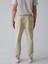 Erkek Slim Fit Jogger Bel Bej Pantolon 3