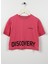 Baskılı Pembe Kız Çocuk T-Shirt Oves Gırl 1