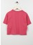 Baskılı Pembe Kız Çocuk T-Shirt Oves Gırl 2