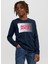 Baskılı Lacivert Erkek Çocuk T-Shirt Jjecorp Logo Tee Play Ls O-Neck Noo 1